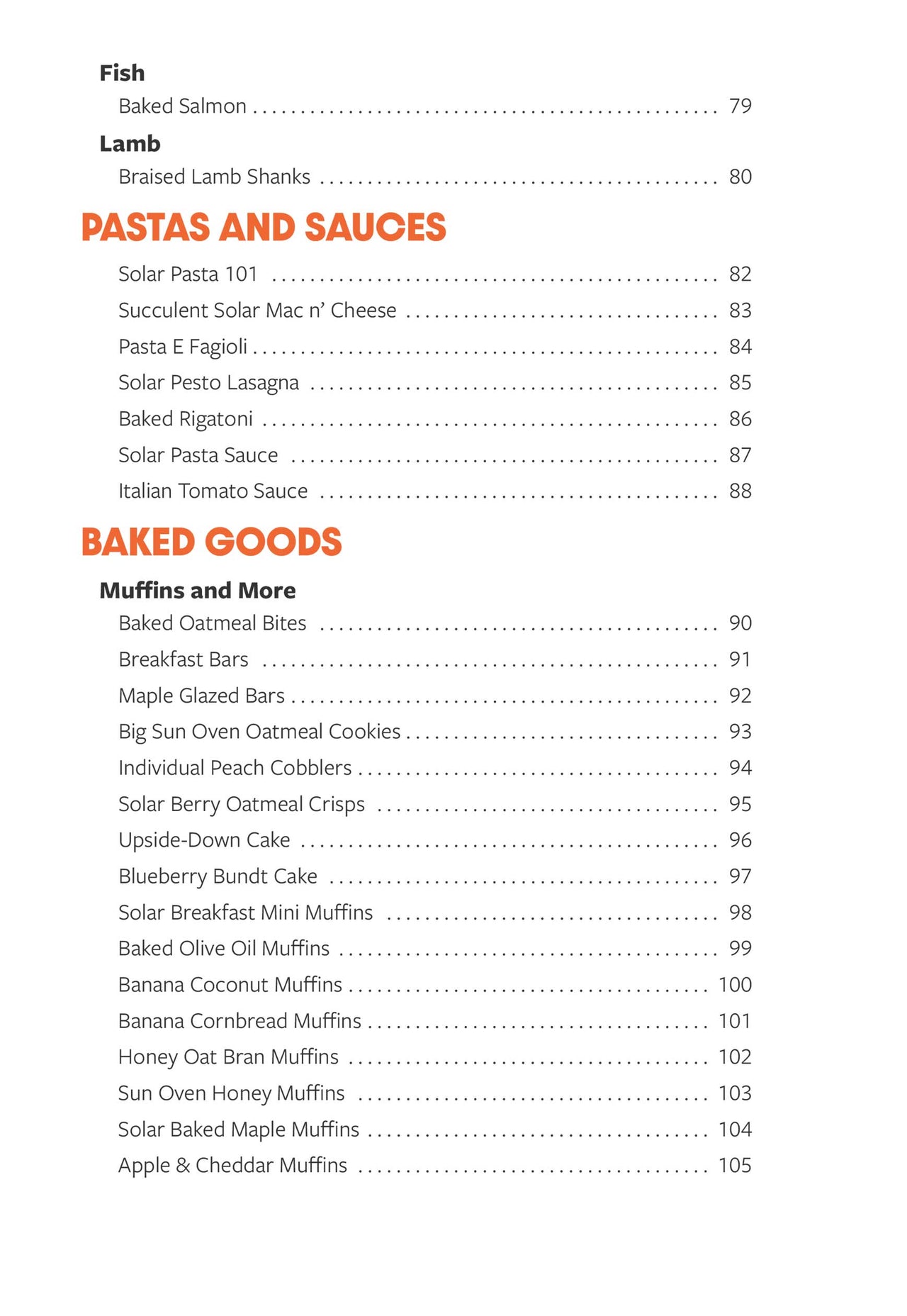 Table of Contents page 4